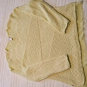 Chicos Asymmetrical Sweater